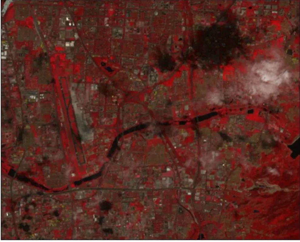 不同波段组合的假彩色影像分别适用于什么分析?