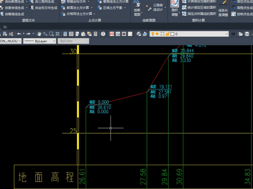 超实用 CAD 插件！轻松搞定断面图标注偏距高程高差！