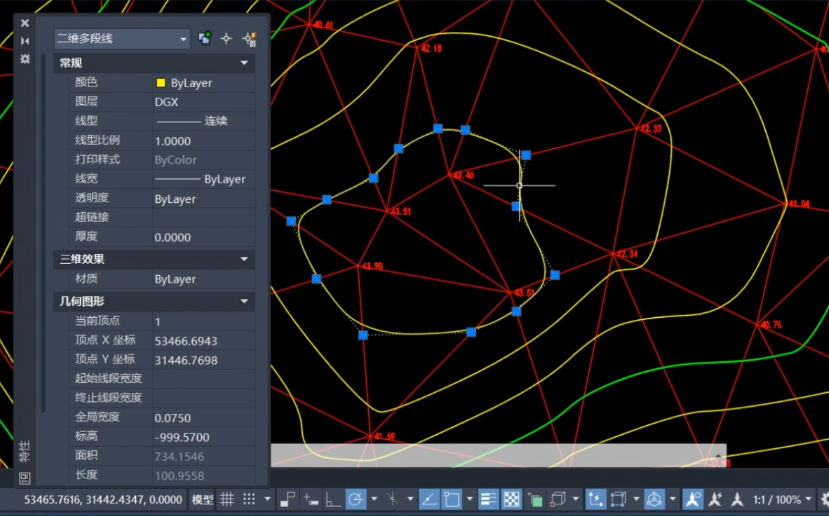 CAD 插件分享：等高线 Z 值修改！