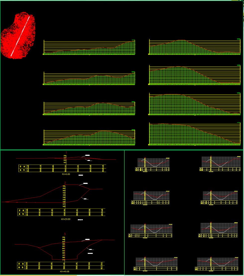赛维板报|路线横断面测量绘图！