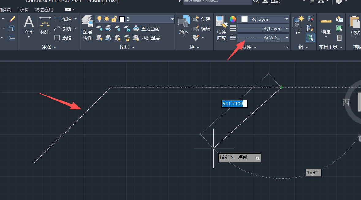 CAD线型比例不对，以致线型显示不明显？